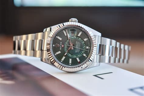 rolex skydweller green dial|Rolex Sky-Dweller functions.